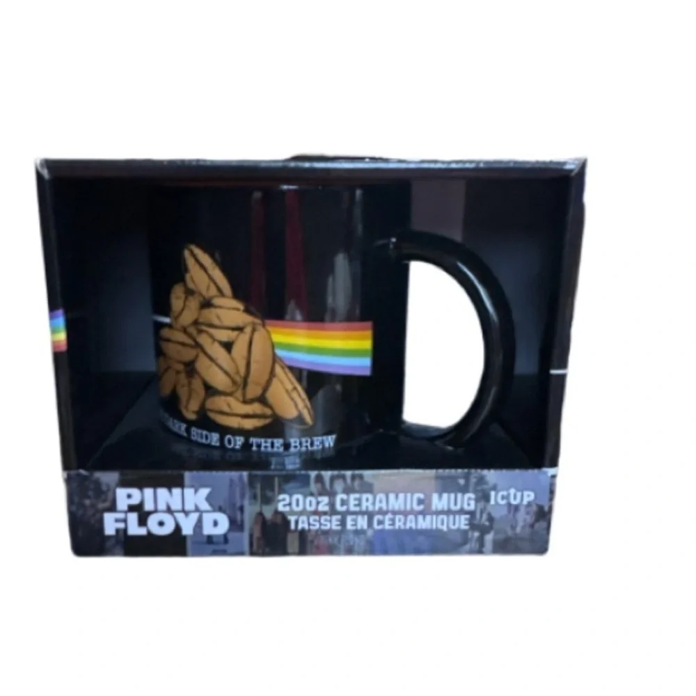 Pink Floyd Black Ceramic Mug